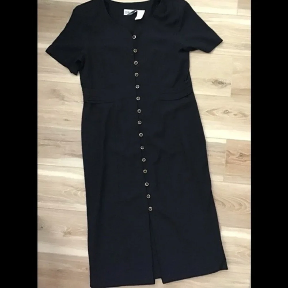 Sunshine Starshine Vintage Black Dress 16